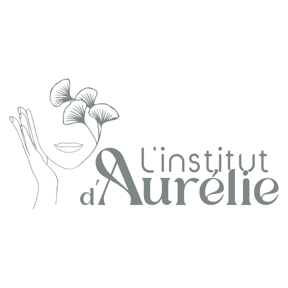 L'institut d'Aurélie cette entreprise a été accompagnée par l'agence de communication SHEBAM - Logo en couleur